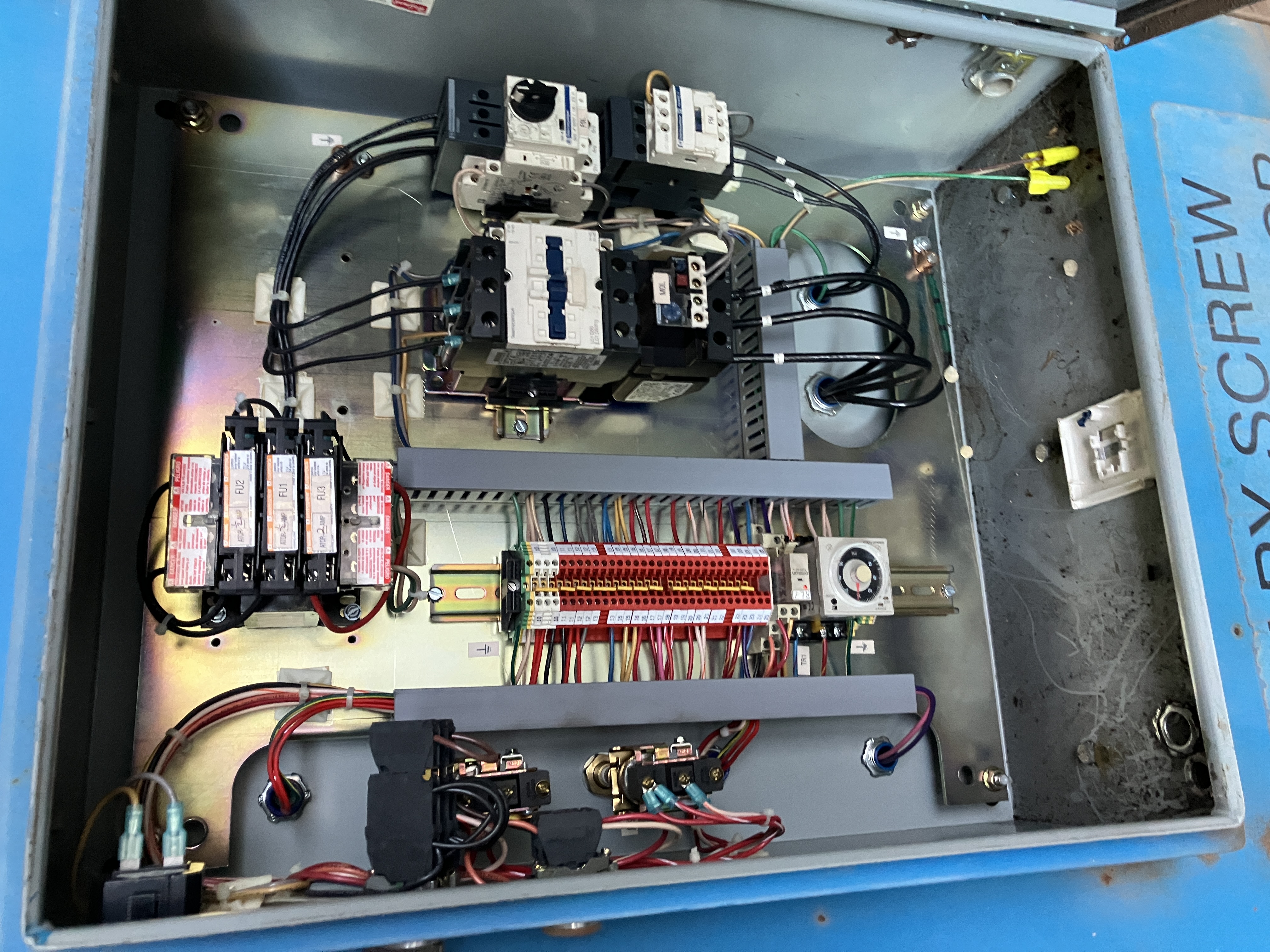 Used 30 HP Rogers Rotary Screw Air Compressor #4212