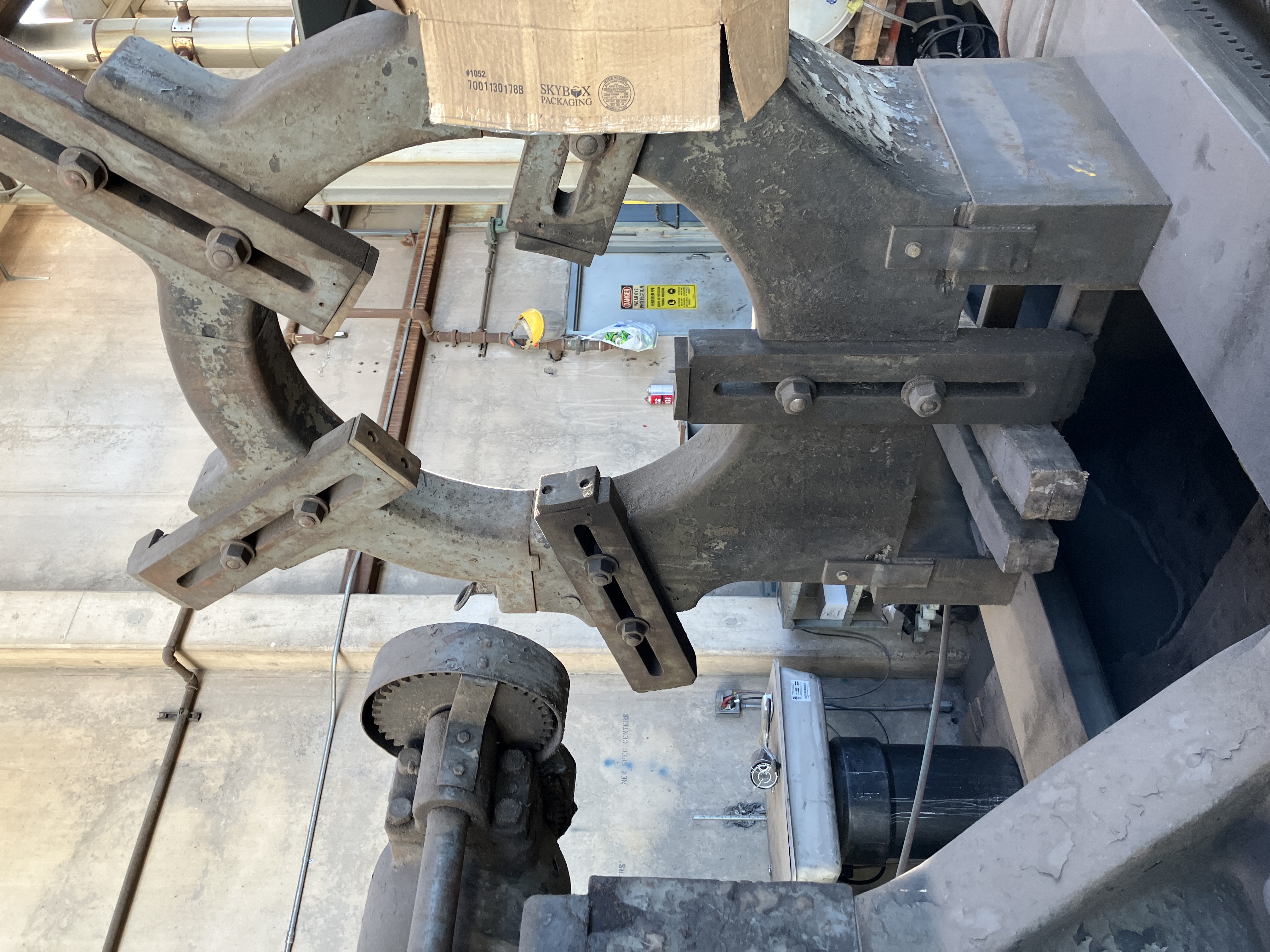 Used Niles Pond Lathe 90" Swing x 16' 6" C-C #4226