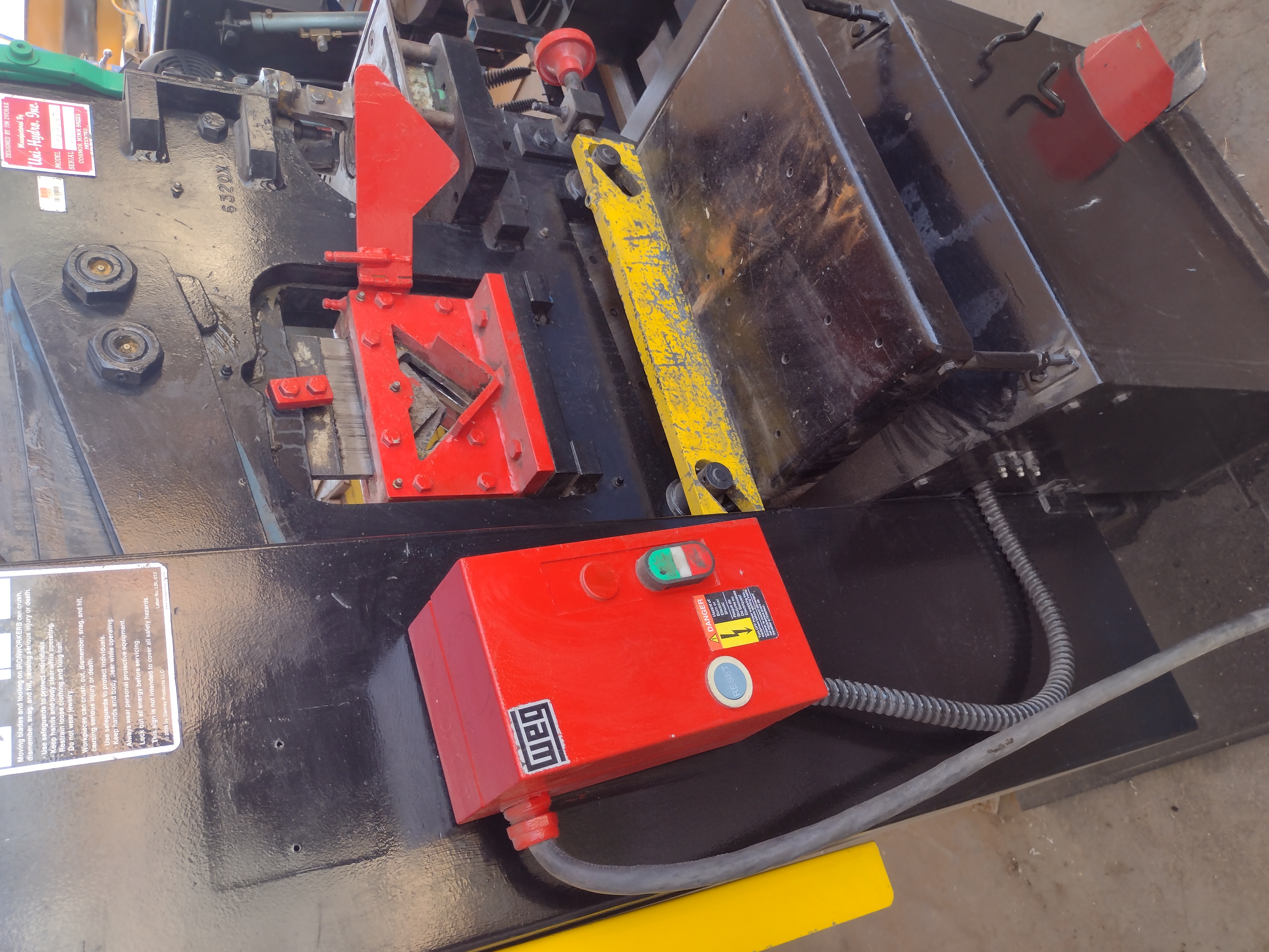 Used 42 ton Uni-hydro Ironworker, Mdl. 42-14 SLS #4169