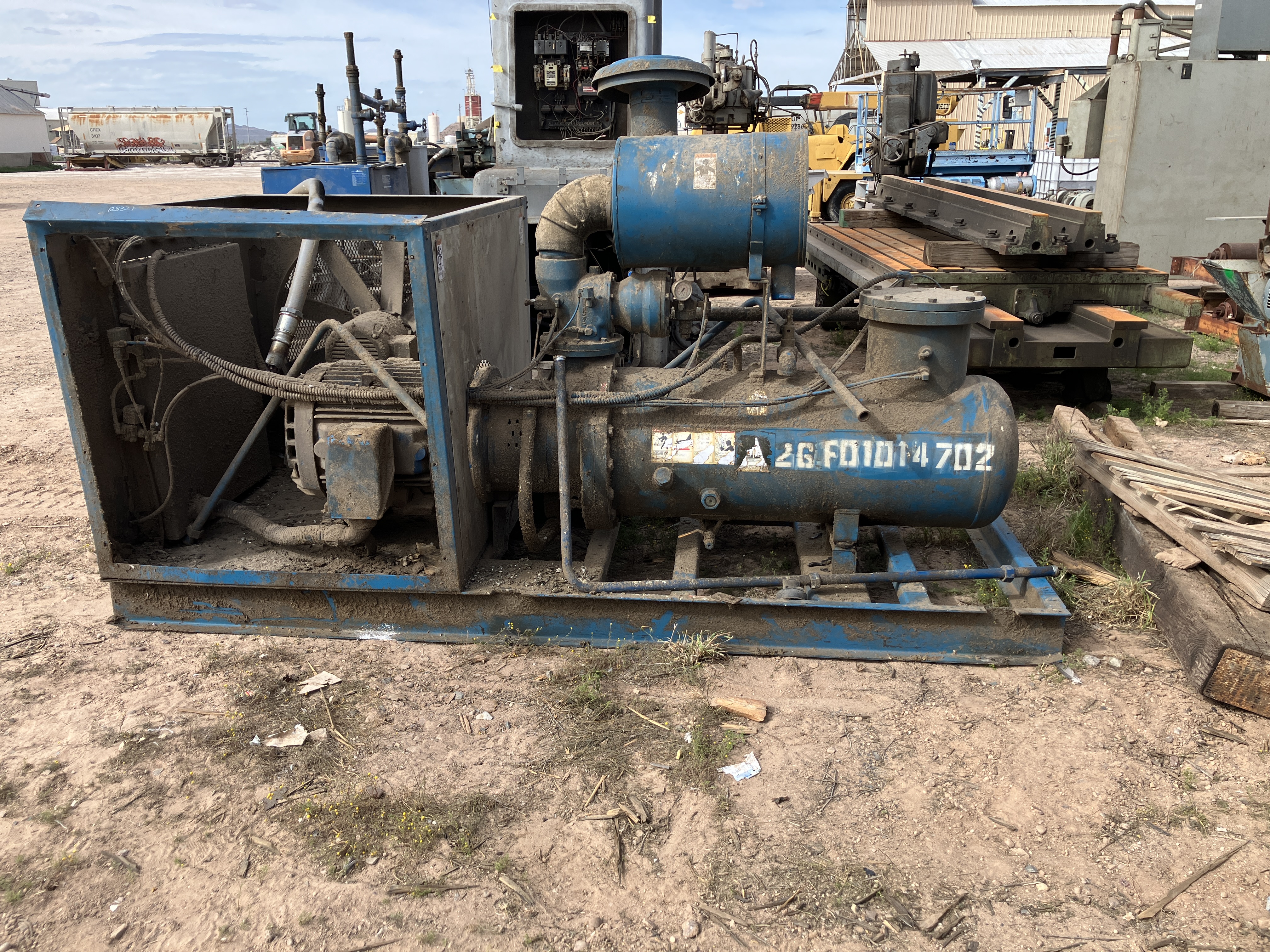 Used 125 HP Quincy Air Comp#4243