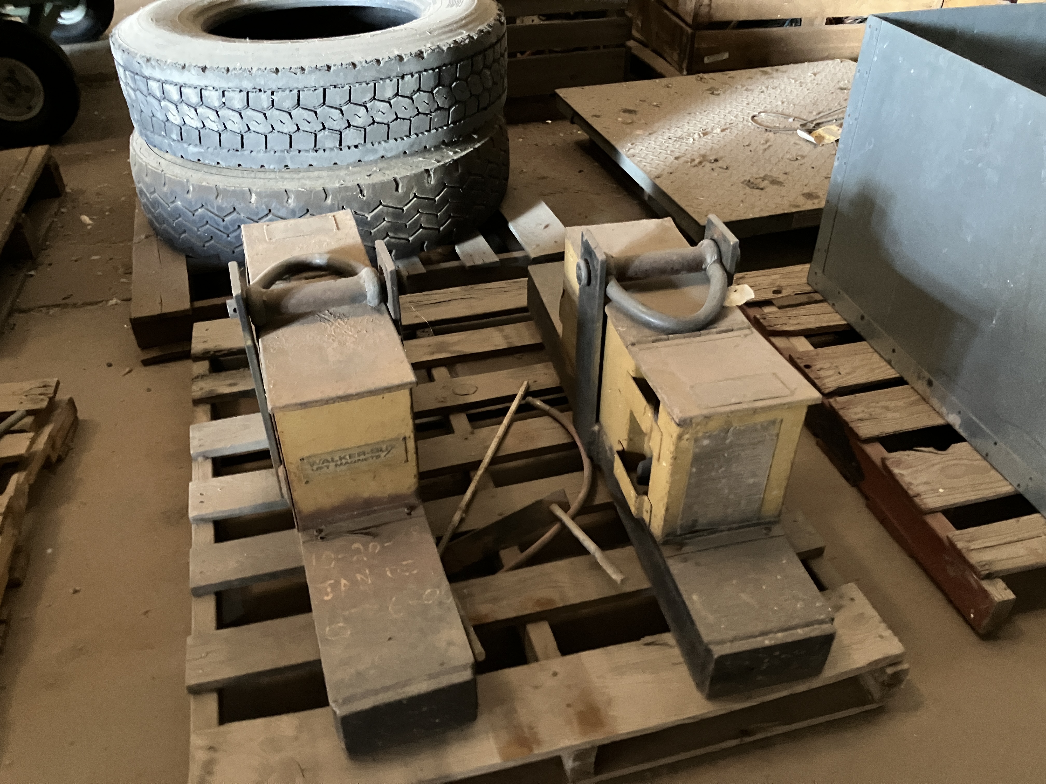 Used BM-80 Walker-Bux 8000lb lifting magnet,