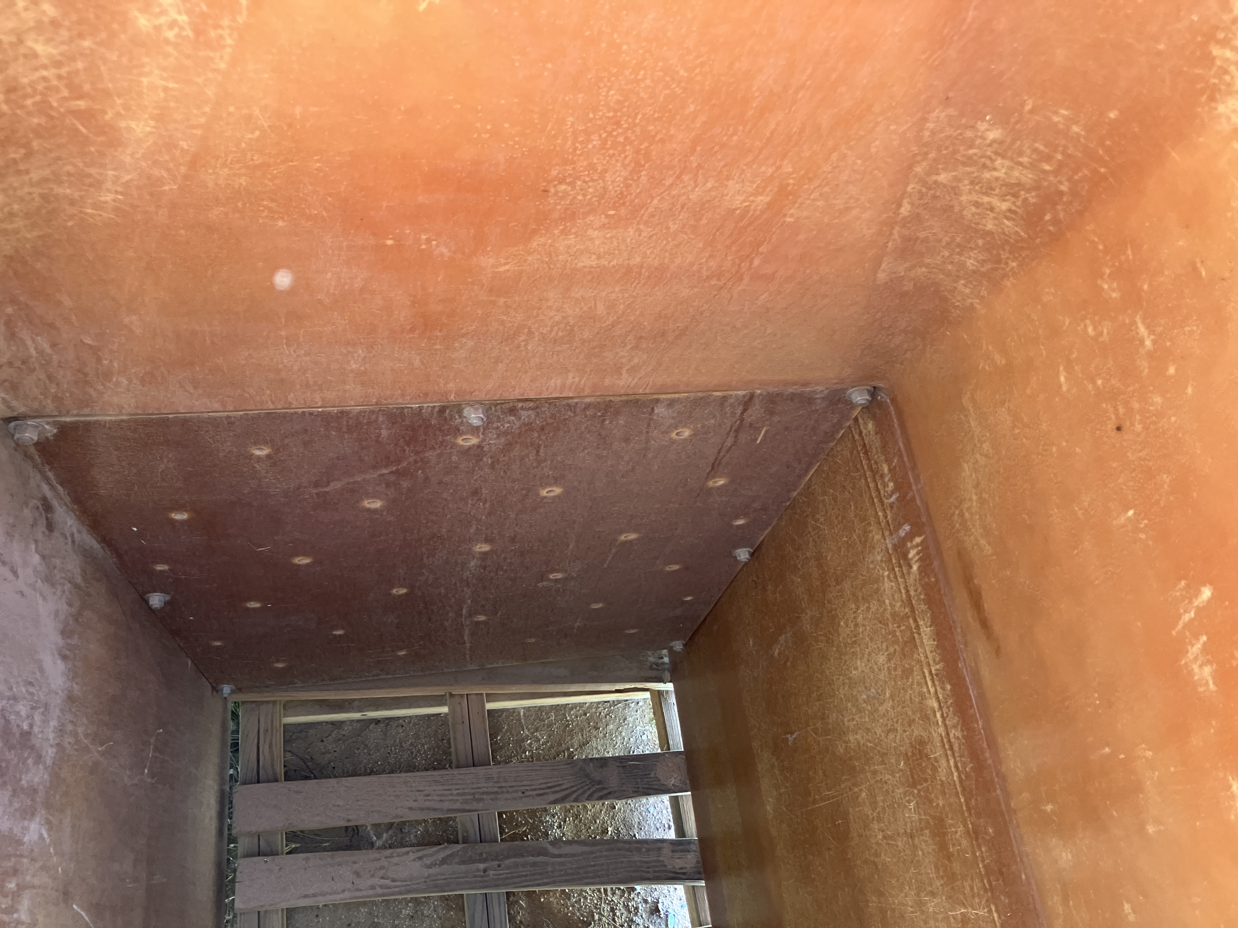 Used Fiber Glass Hopper #4253