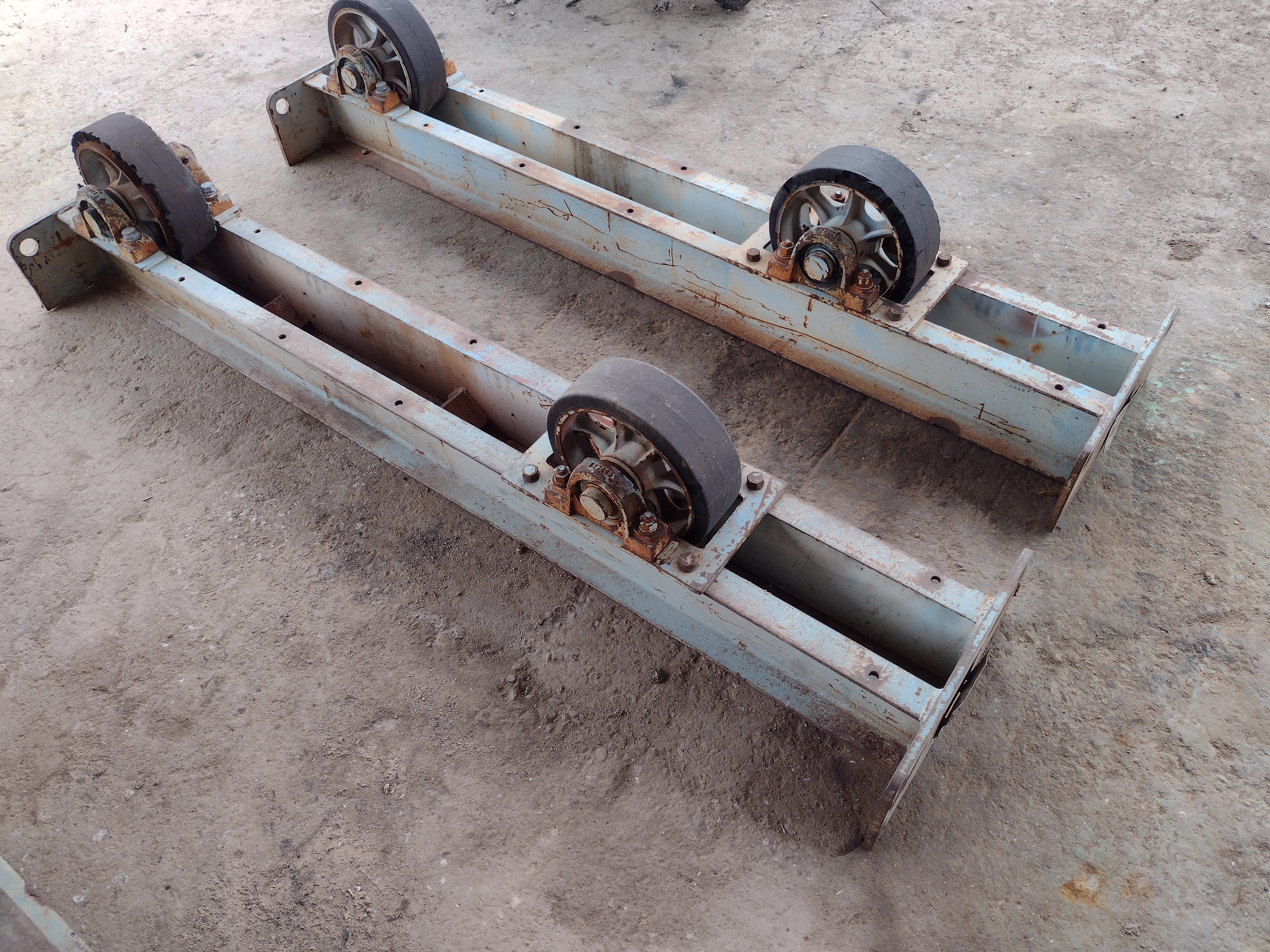 Used Teledyne Readco 10 ton Tank turning rolls (Idler) #4153