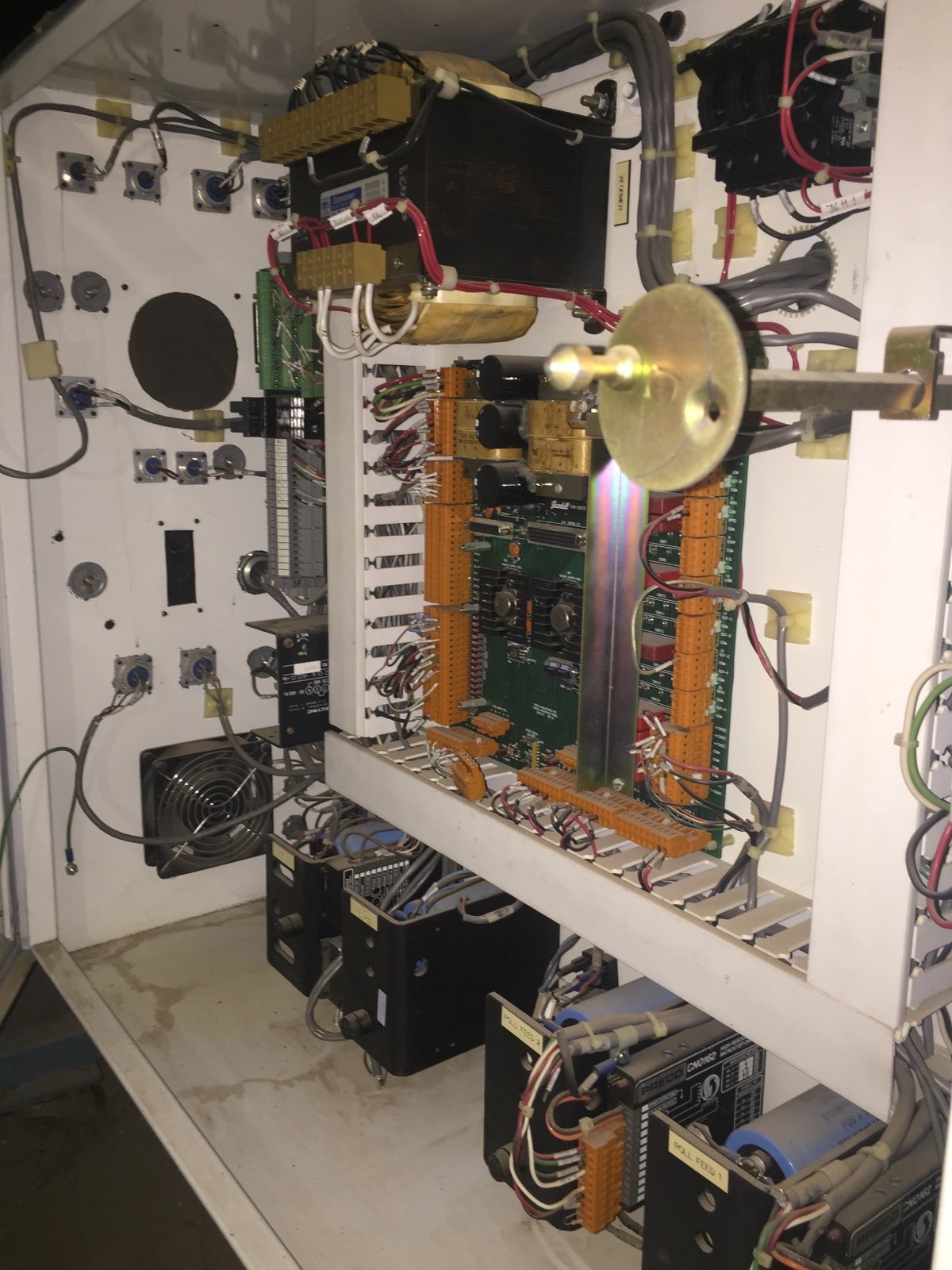 Used 60 Ton PRECO Model 1420-L-CCD 4-Post Down Acting Hydraulic Press