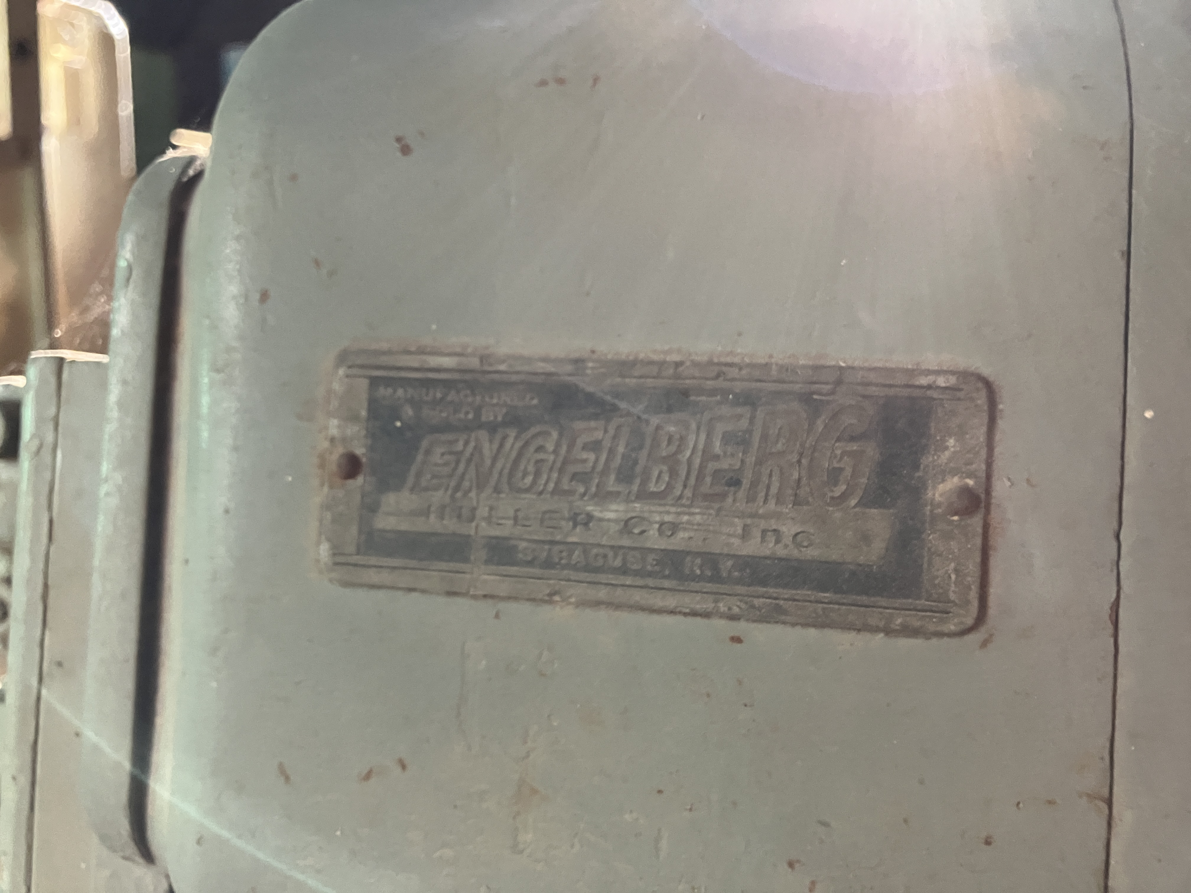 Used 6” Engelberg Belt Grinder #40