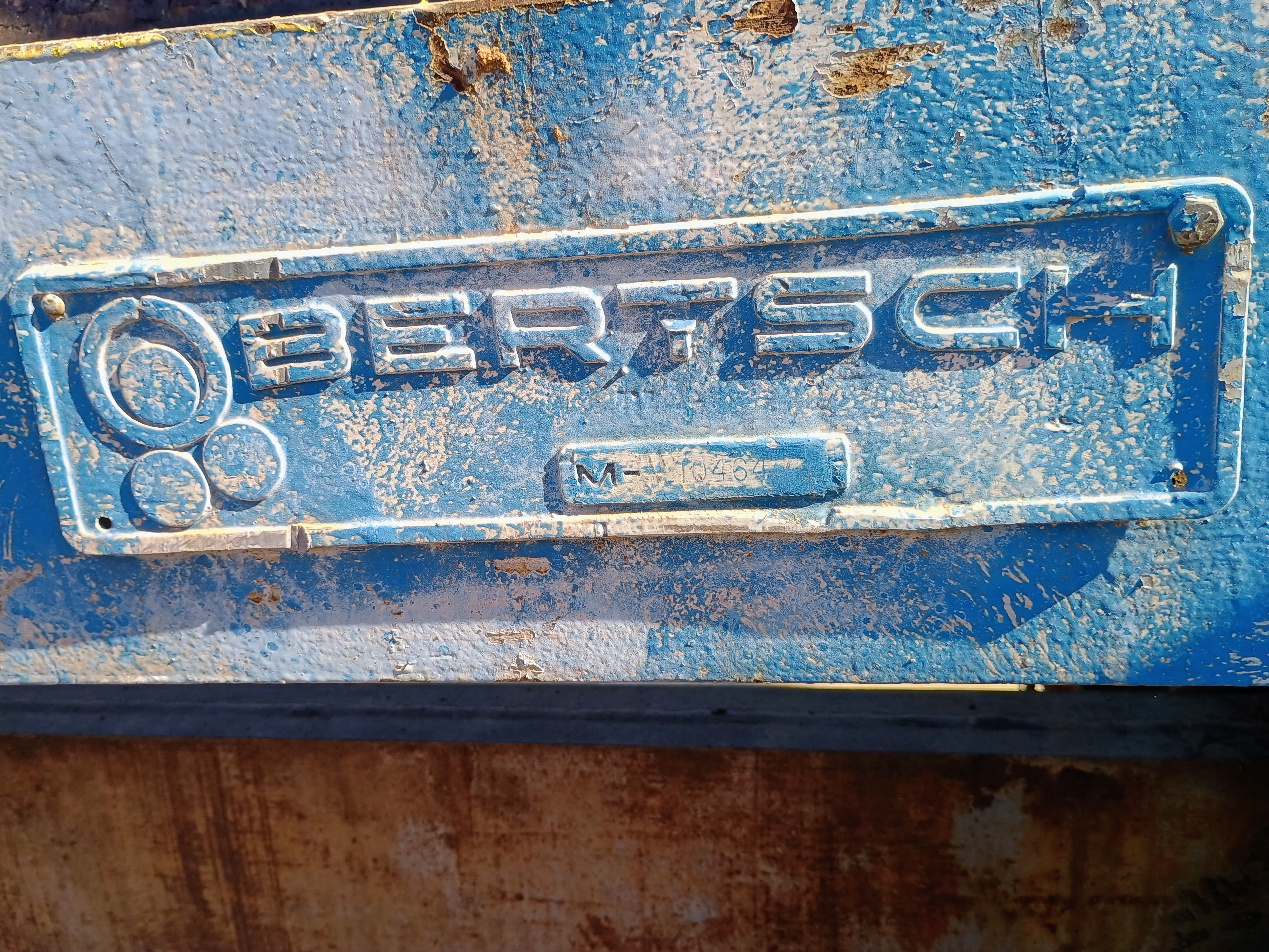 Used 10' x 1 3/8" Bertsch #20, 3 Roll Initial Pinch, 15" Diameter Rolls, Powered 3rd Roll #4278