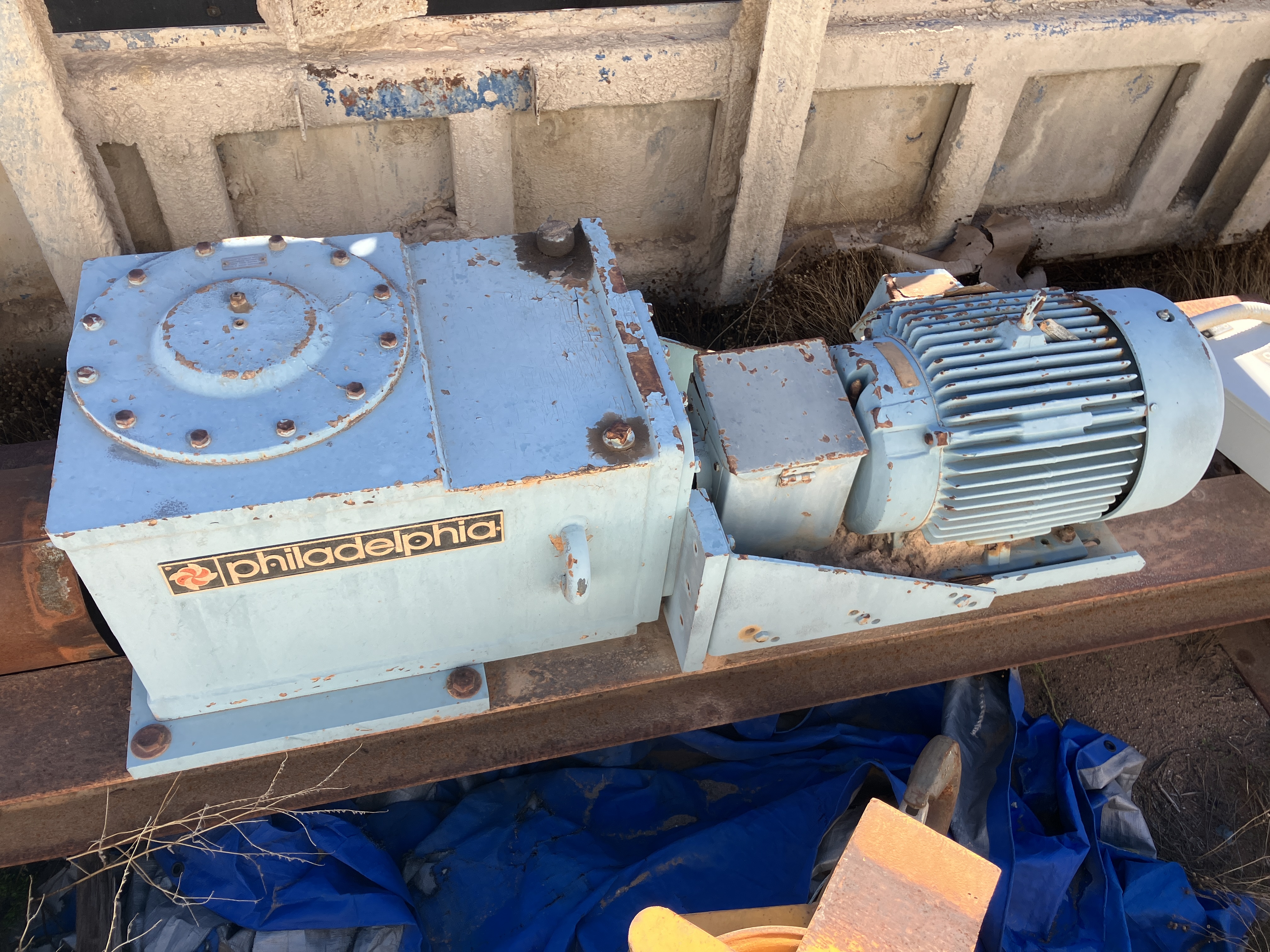 Used 20 H.P. Philadelphia Mixer/Gear Drive  3835S-PTO #4204