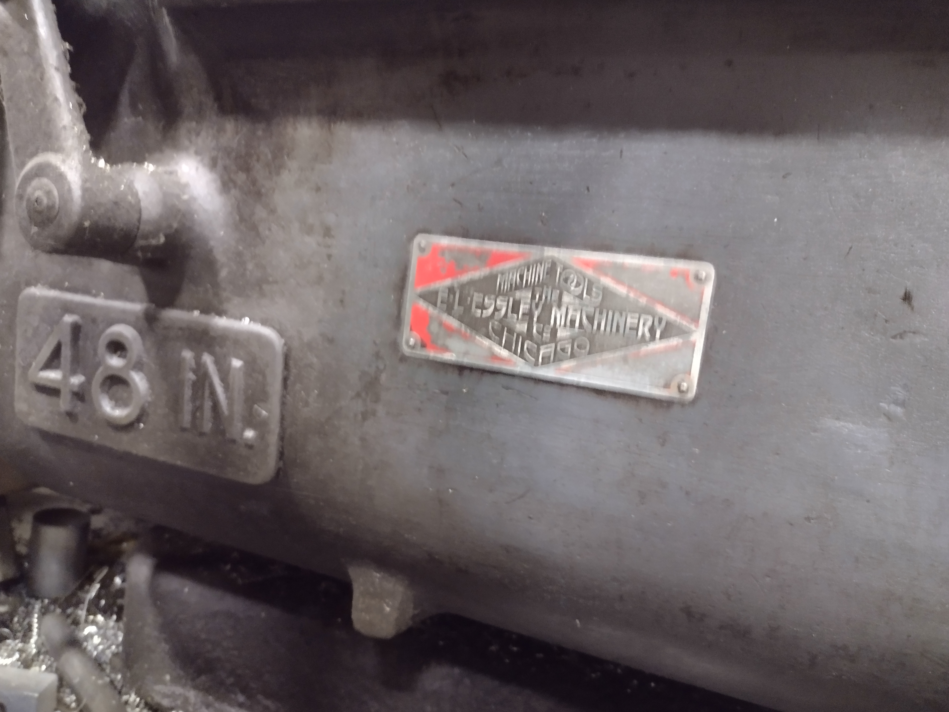 Used 65" x 190" American Lathe, In operation