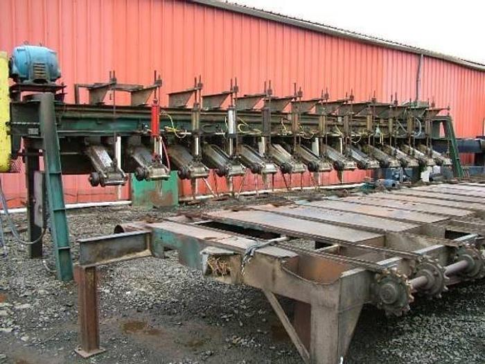 Used 24' Salem Heavy Duty 6" Capacity Sawmill Trimmer - LH