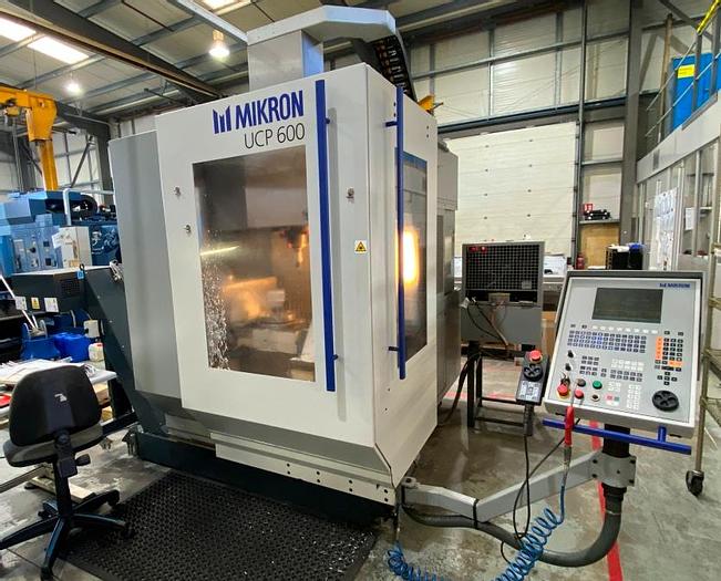 Used 2000 Mikron UCP 600 5 Axis Machining Center