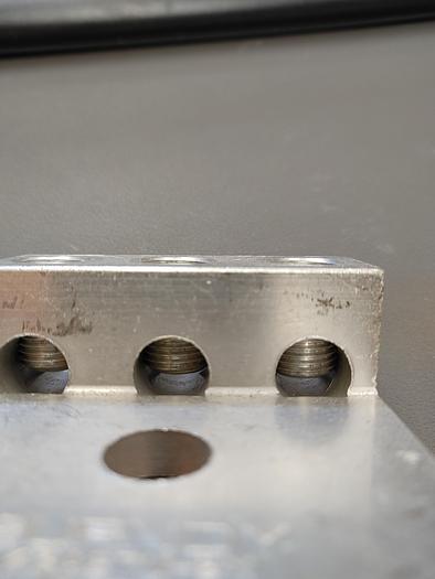 Parts Only Burndy Terminal 3 Lug K3A27U-2N 3/0-6 CU9AL(110)