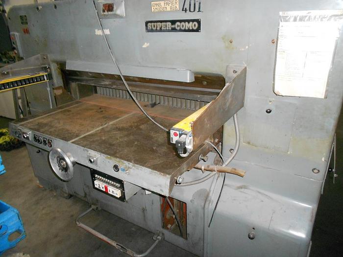 Gebraucht PAPIERSNIJMACHINE SUPER-COMO