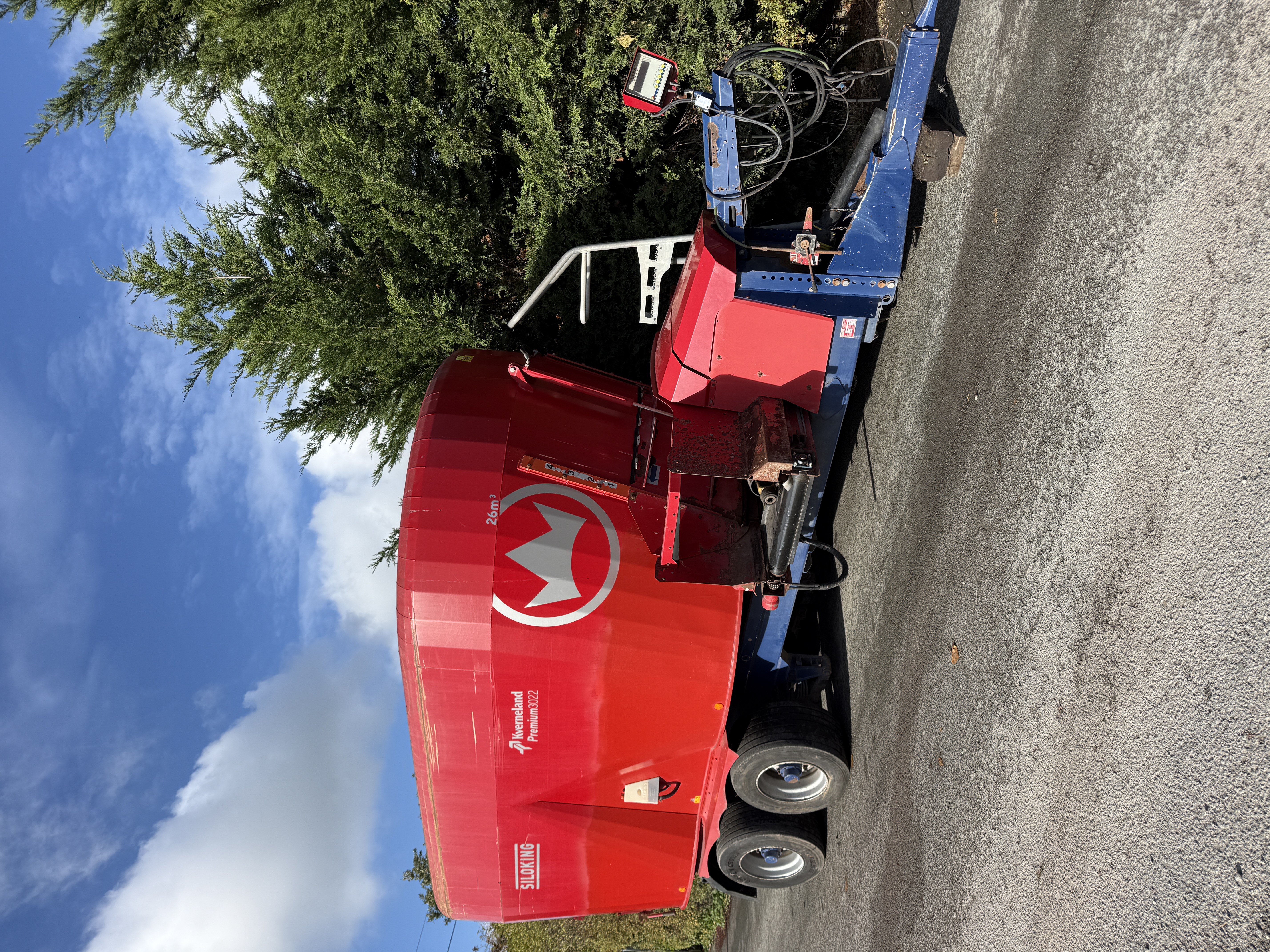 Used Siloking 20m³ Tandem Axle Diet Feeder with Front Cross Conveyor