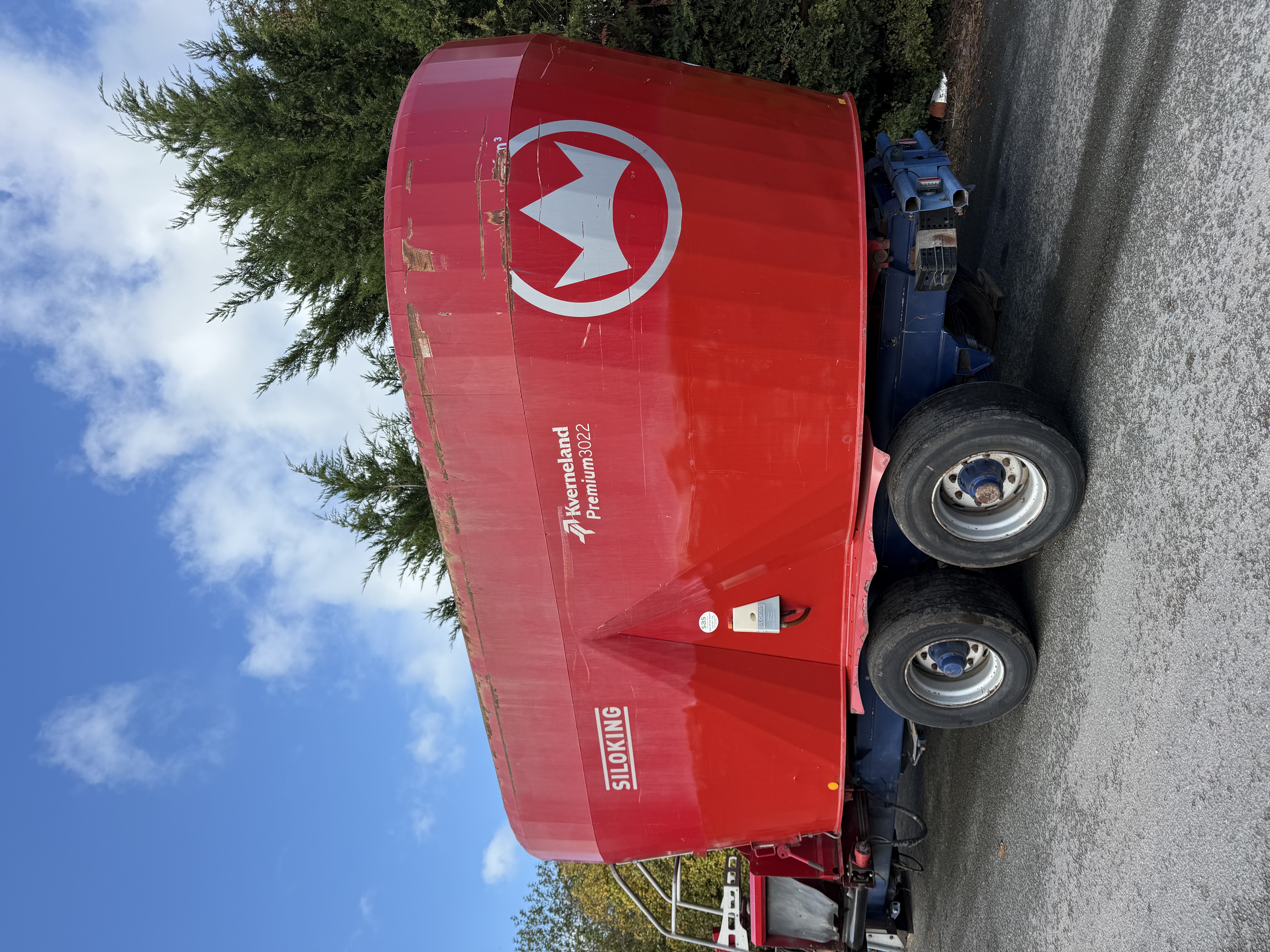 Used Siloking 20m³ Tandem Axle Diet Feeder with Front Cross Conveyor