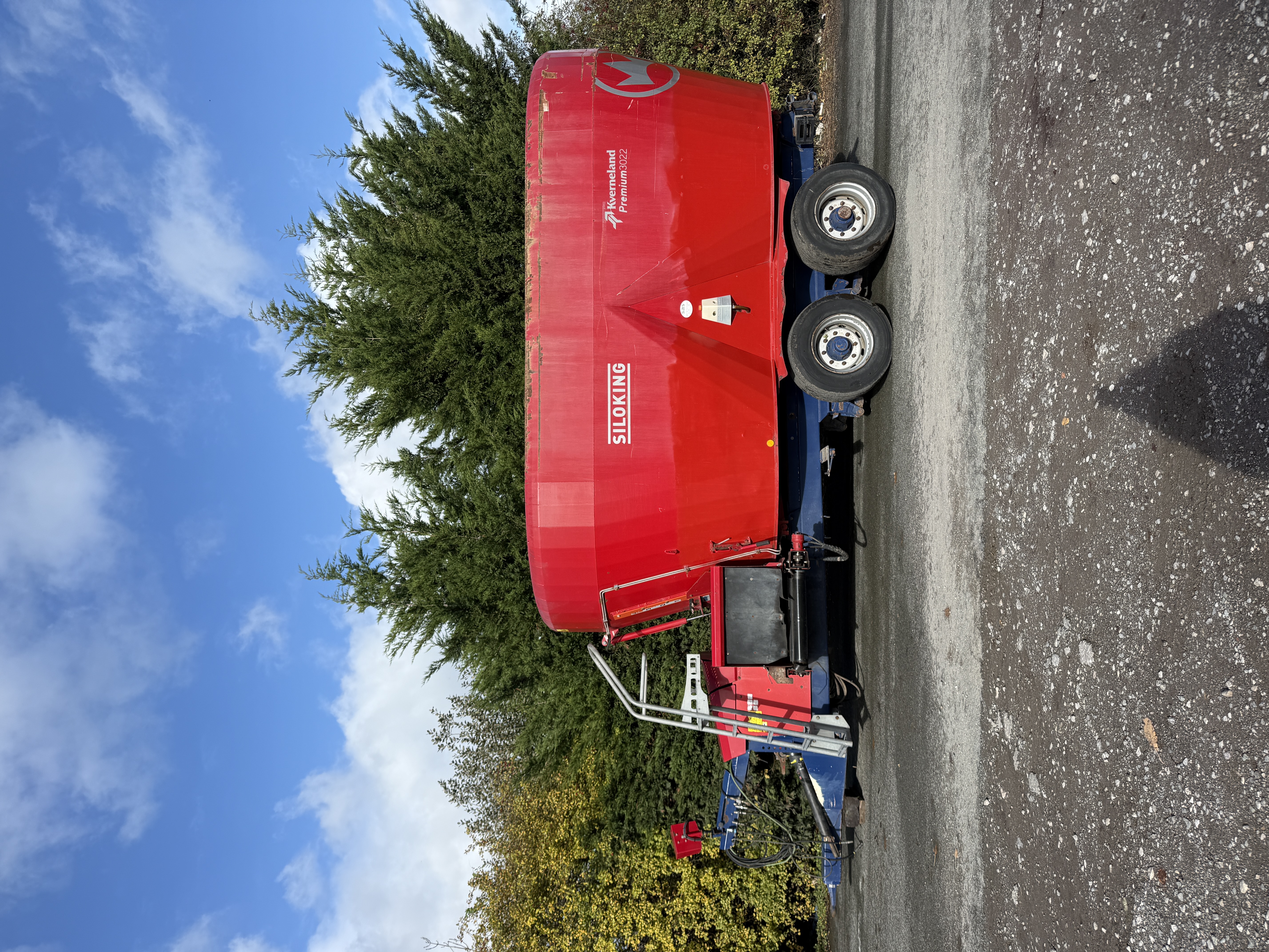 Used Siloking 20m³ Tandem Axle Diet Feeder with Front Cross Conveyor