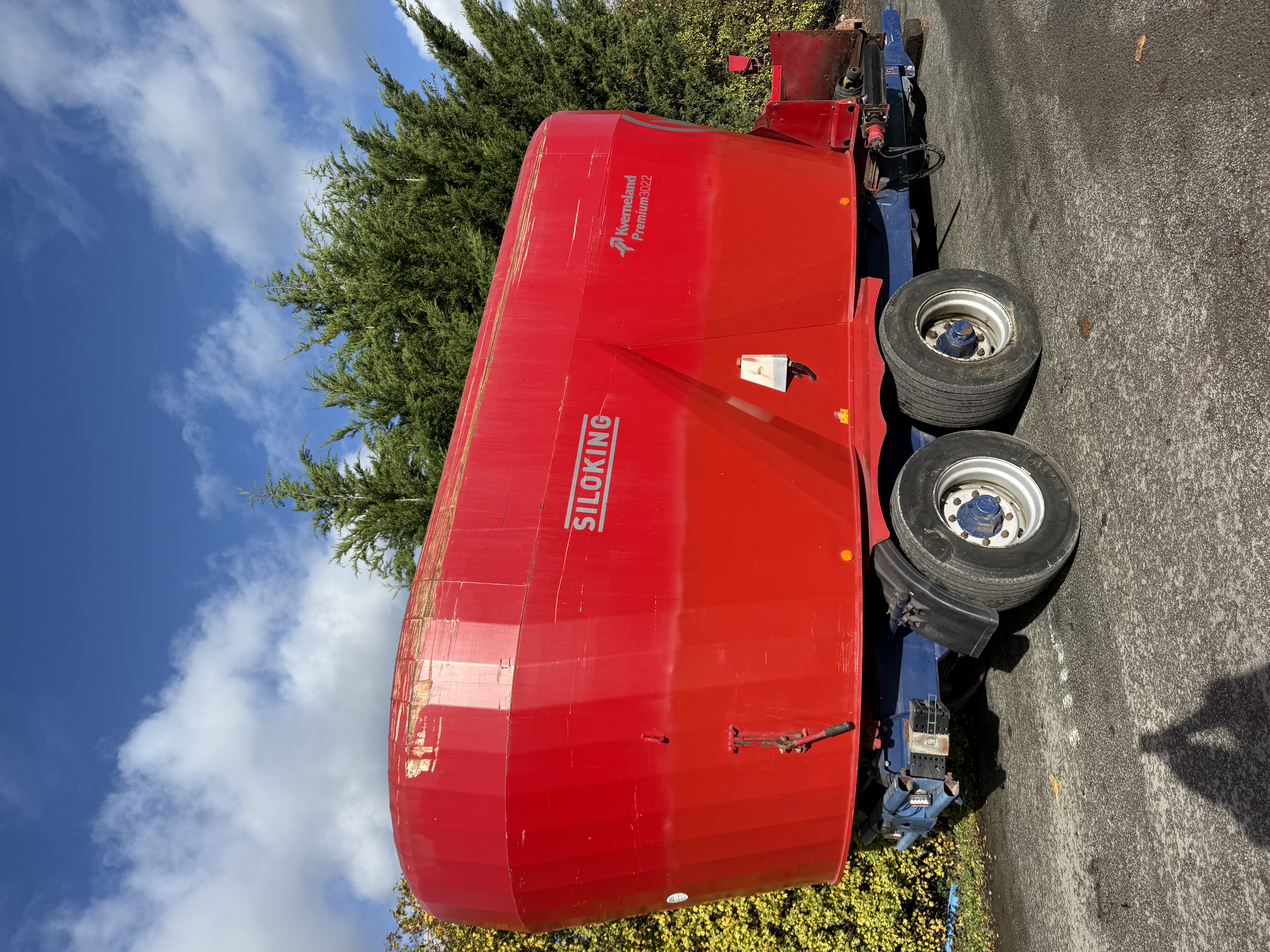Used Siloking 20m³ Tandem Axle Diet Feeder with Front Cross Conveyor
