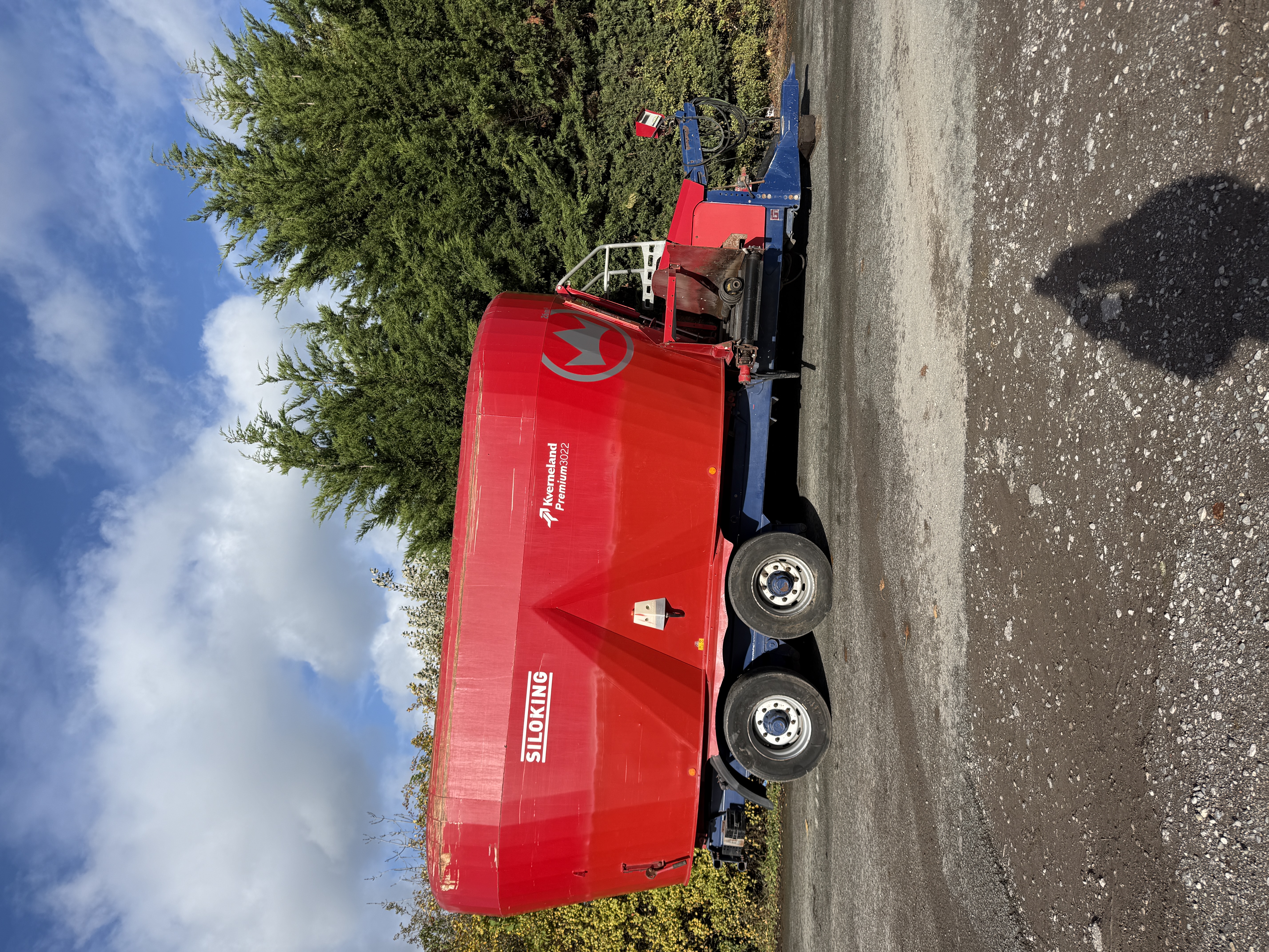 Used Siloking 20m³ Tandem Axle Diet Feeder with Front Cross Conveyor
