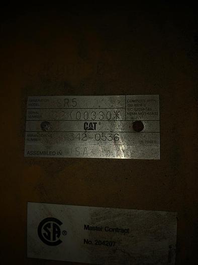 Caterpillar generators Marine Tier II with class certificates