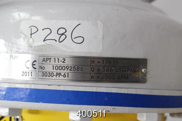 Unused Sulzer APT11-2 Pump, Unused #40051