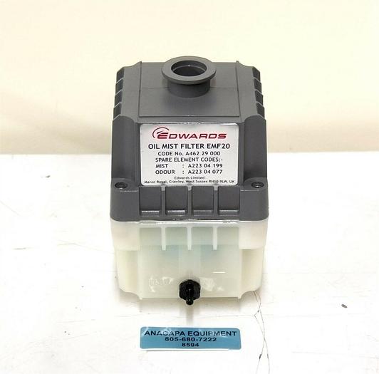 Used Edwards EMF20 A462-29-000 Oil Mist Odor Filter Assembly USED (8594)