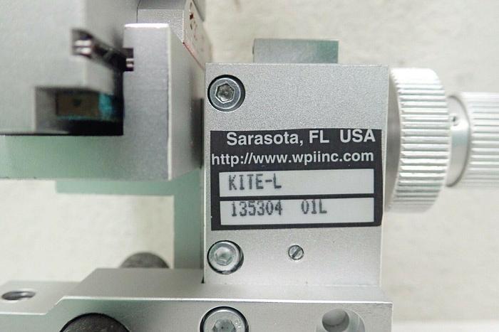 Used WPI KITE-L Kite Manual Micromanipulator, Left-Handed, with Stand