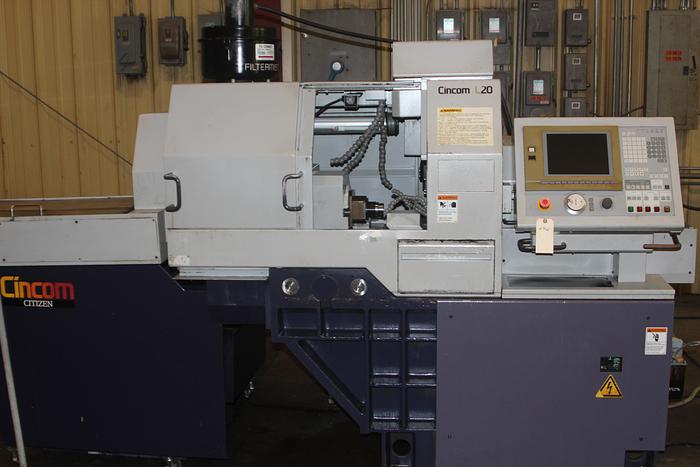 Used 1998 Citizen L20 VIII Swiss Lathe