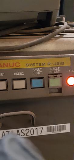 Used LINCOLN DUAL TRUNNION WELD CELL WITH FANUC ARCMATE 100iB ROBOT LINCOLN 455M WELDING POWER SUPPLY LOW HOURS