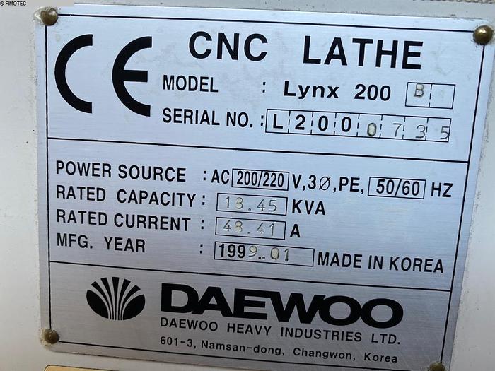 Used 1999 DOOSAN DAEWOO LYNX 200 B