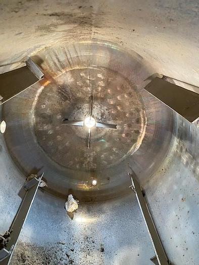 Used 350 GALLON REACTOR – T-316 S/S – 75 PSI/FV INTERNAL/150 PSI JACKET