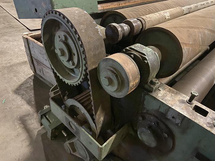 Used 92" (2300MM) CAMERON MODEL 450 TWO DRUM SLITTER REWINDER 60" REWIND DIAMETER