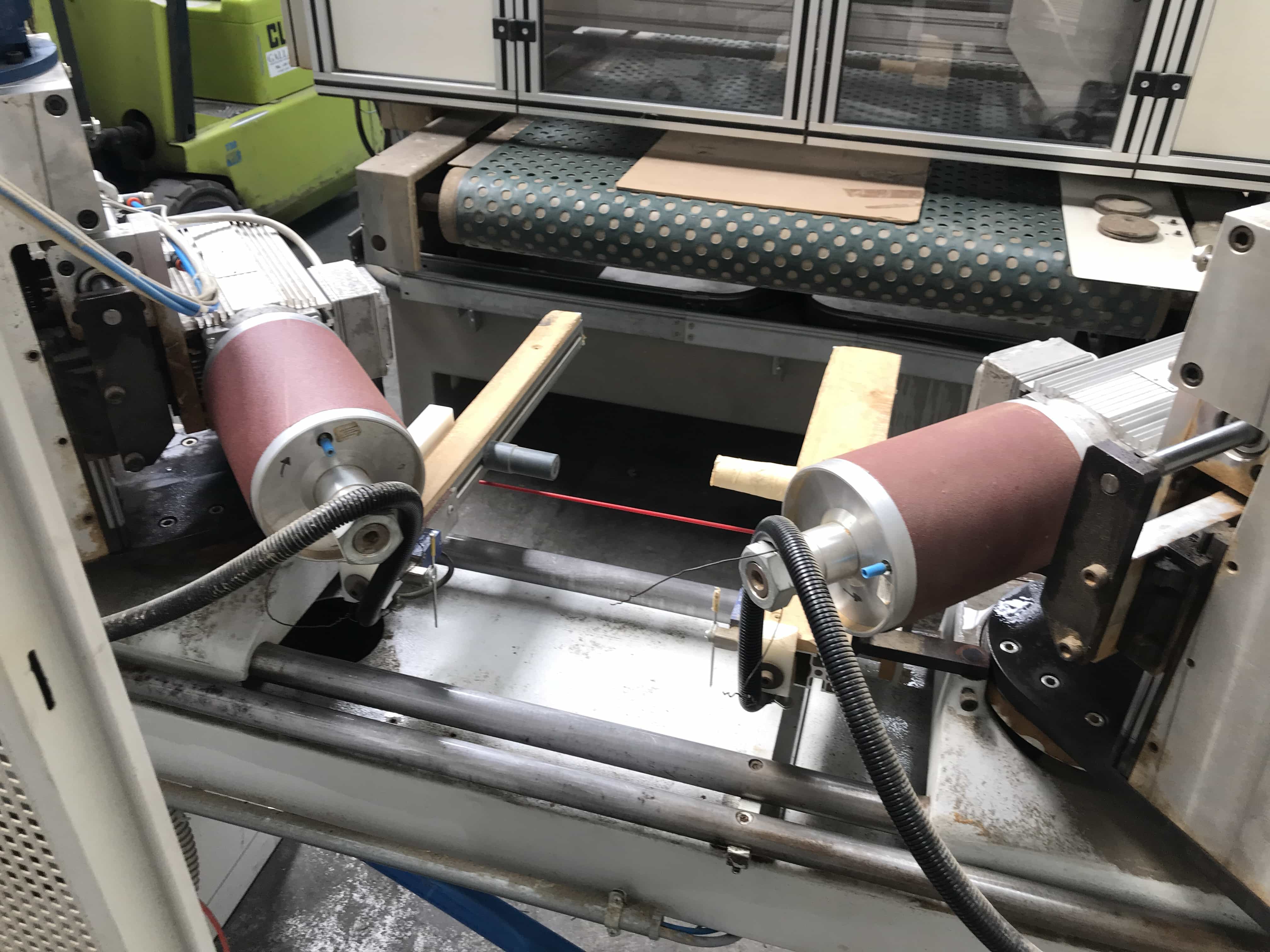 Usato 2005 Smussatrice a rulli pneumatici marca I.M.E.C.