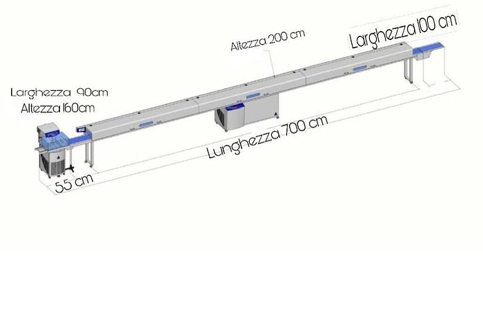Used 2016 Selmi Cooling Tunnel