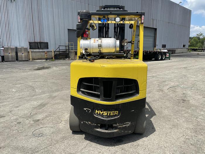 15,500 POUND HYSTER S155FT ROLL CLAMP FORKLIFT WITH 4WAY VALVE FOR...