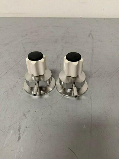 Used Stainless Steel Sample Valve w/ 1/4" Outlet & 2.5" Inlet
