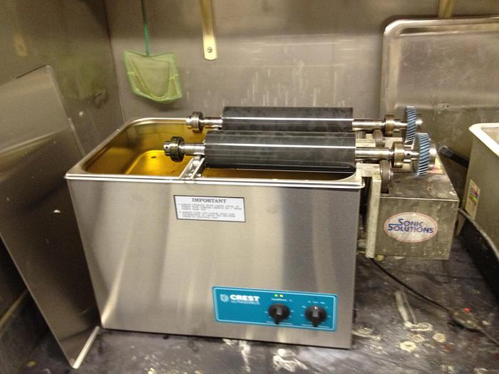 Two-roll Ultrasonic Anilox Cleaner