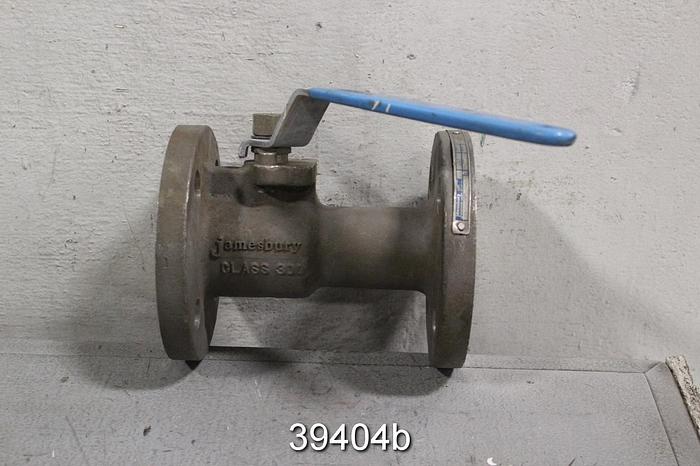 Used Neles Jamesbury 1.5" Manual Ball Valve, 1-1/2 5300 31 3600 MT #39404