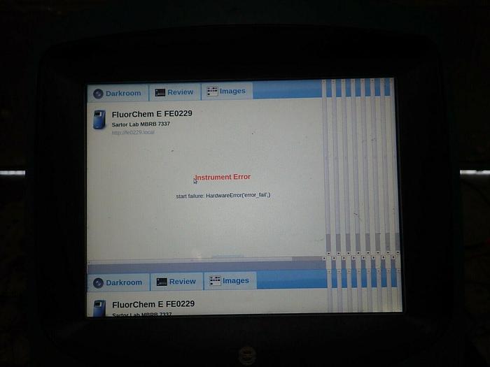 Used Cell Biosciences ProteinSimple FluorChem E Digital Imaging System with Extras