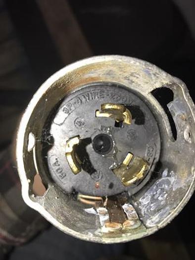 Used  MARKET FORGE #FT-10CE, 40 QT. ELECTRIC TILTING STEAM KETTLE ON DELUXE STAINLESS STEEL DRAIN STAND, (#821).