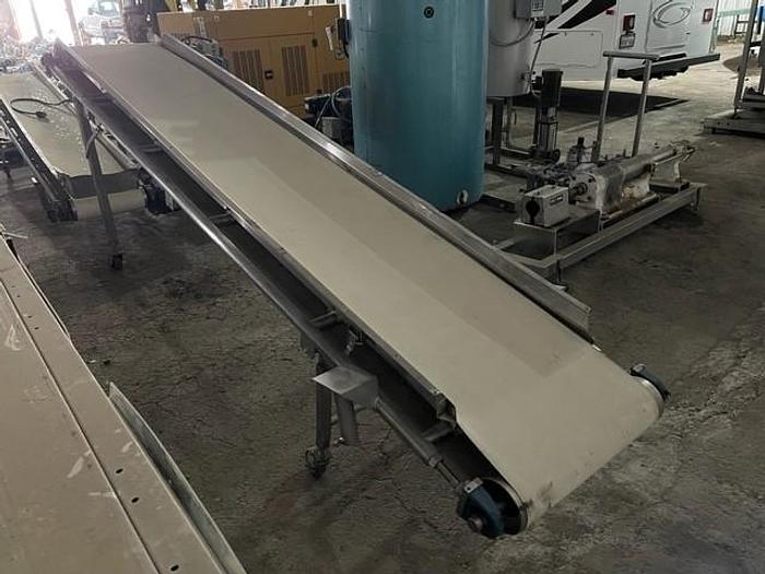 Used 24" Wide x 13'Long Discharge Conveyor