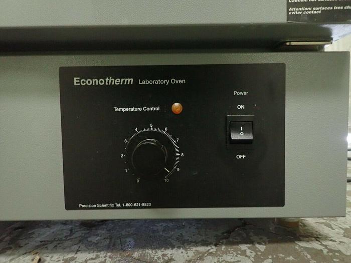 Used Precision Scientific 51220126 Model 1025 Econotherm Laboratory Oven