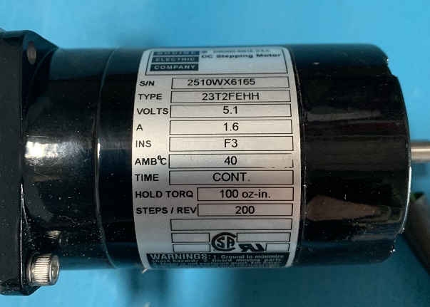 Used Bodine DC Stepping Motor 23T2FEHH