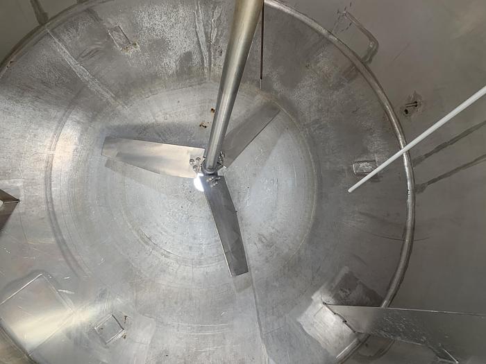 Used 1,200 Gallon Vertical Stainless Steel Insulated MixTank