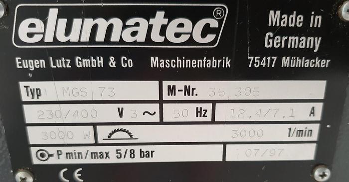Gebraucht Aluminiumsäge Elumatec MGS 73