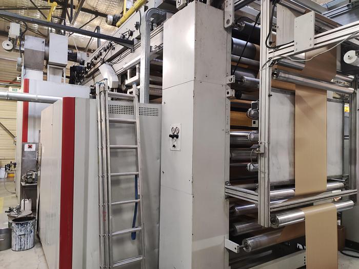 Used (visible in production) 2001 COMEXI  FJ2108 - 8 col. C.I Flexo