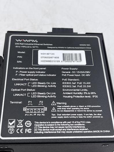 Used Wiwav WDH-8ET-DC