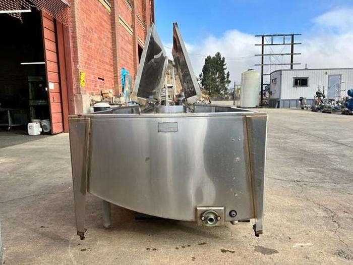 Used Tank, 400 Gallon, S/st, Horizontal, Rectangular #C738095