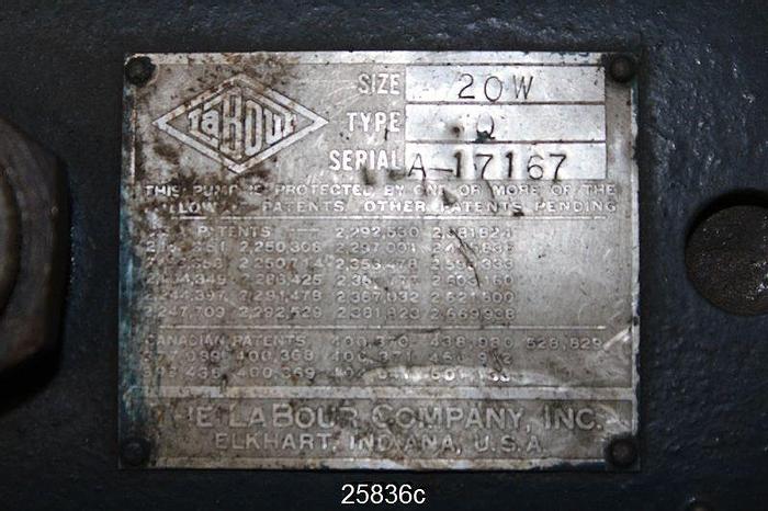 Used Labour Power End, Size 20W, Type 0 #25836