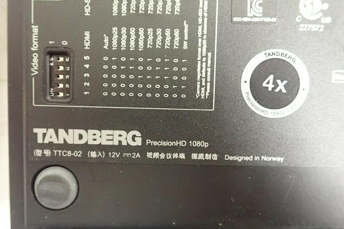 Used Cisco Tandberg TTC6-11 Codec C40 w/ Camera TTC8-02 & Audio-Technica AT841UG