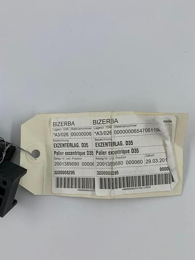 Bizerba Spare Parts Exzenterlag Part No. 6547061190