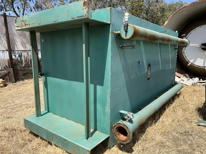 Used Heat Exchanger, Air, 2,528 SF, 550 deg F, Cain Industries #S744457